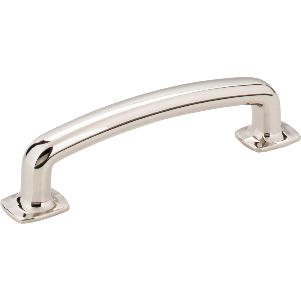 Jeffrey Alexander MO6373NI: 96mm cc Belcastel 1 D-Handle Cabinet Pull - Polished Nickel