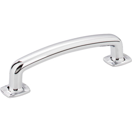 Jeffrey Alexander MO6373PC: 96mm cc Belcastel 1 D-Handle Cabinet Pull - Polished Chrome