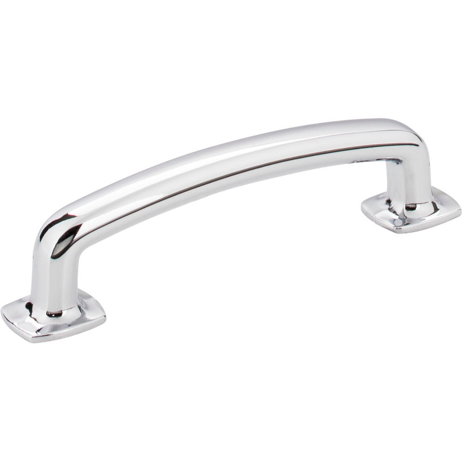 Jeffrey Alexander MO6373PC: 96mm cc Belcastel 1 D-Handle Cabinet Pull - Polished Chrome