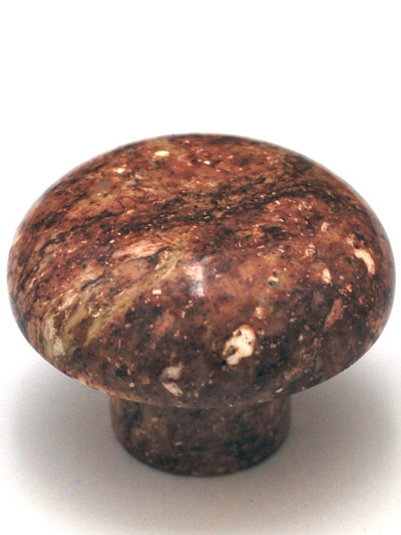 Cal Crystal MR-1: 1-5/8" Sphere Marble Cabinet Knob - Red