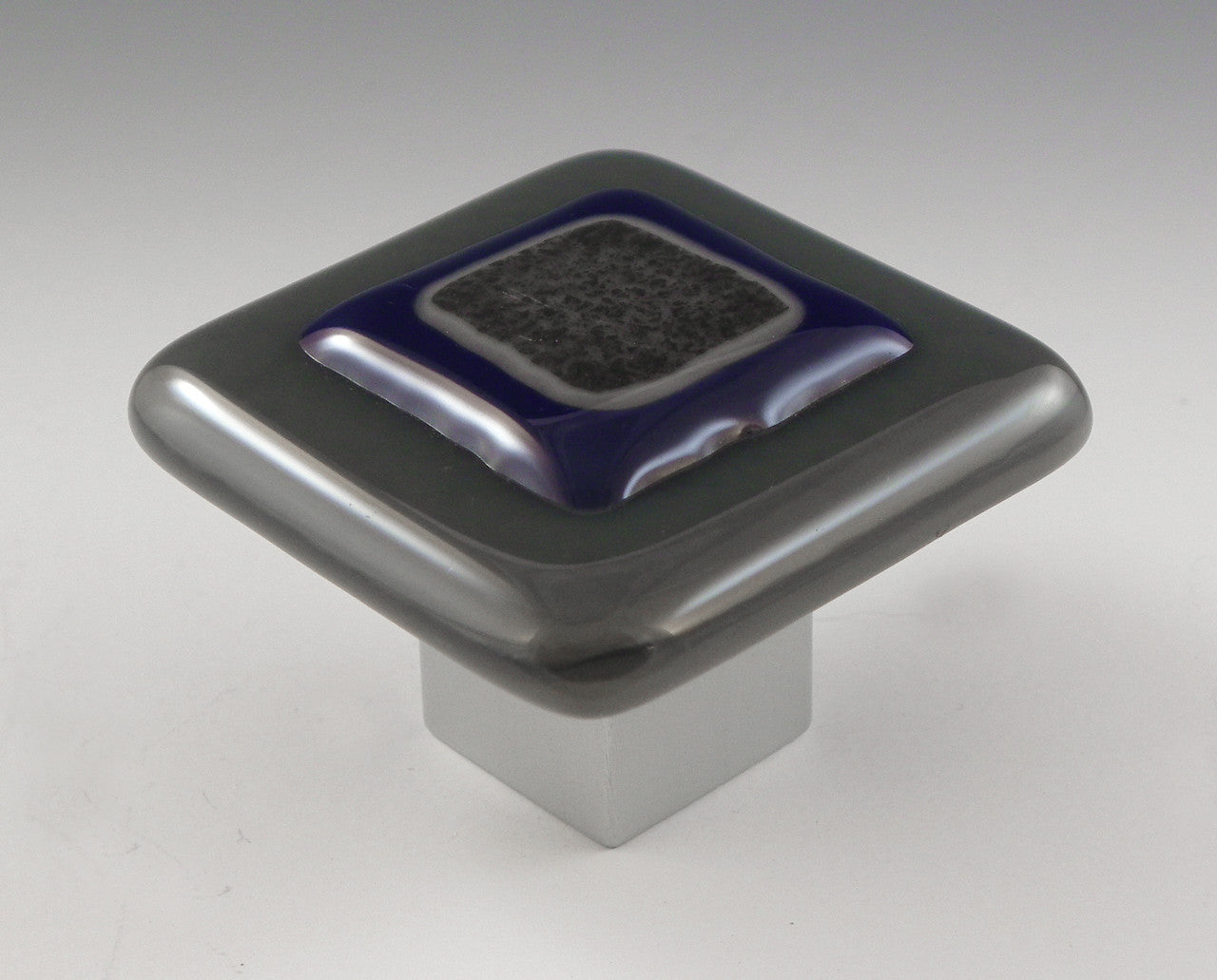 Grace White MR1: Mariner 1 Cabinet Knob - Blue/Silver/Grey