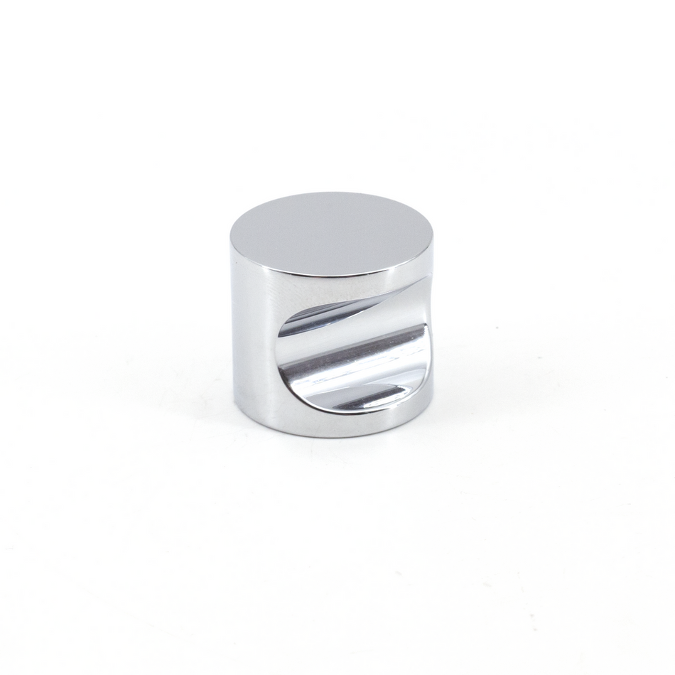 Sugatsune MRB-L/CR-T: 24mm Thumb Cabinet Knob - Polished Chrome