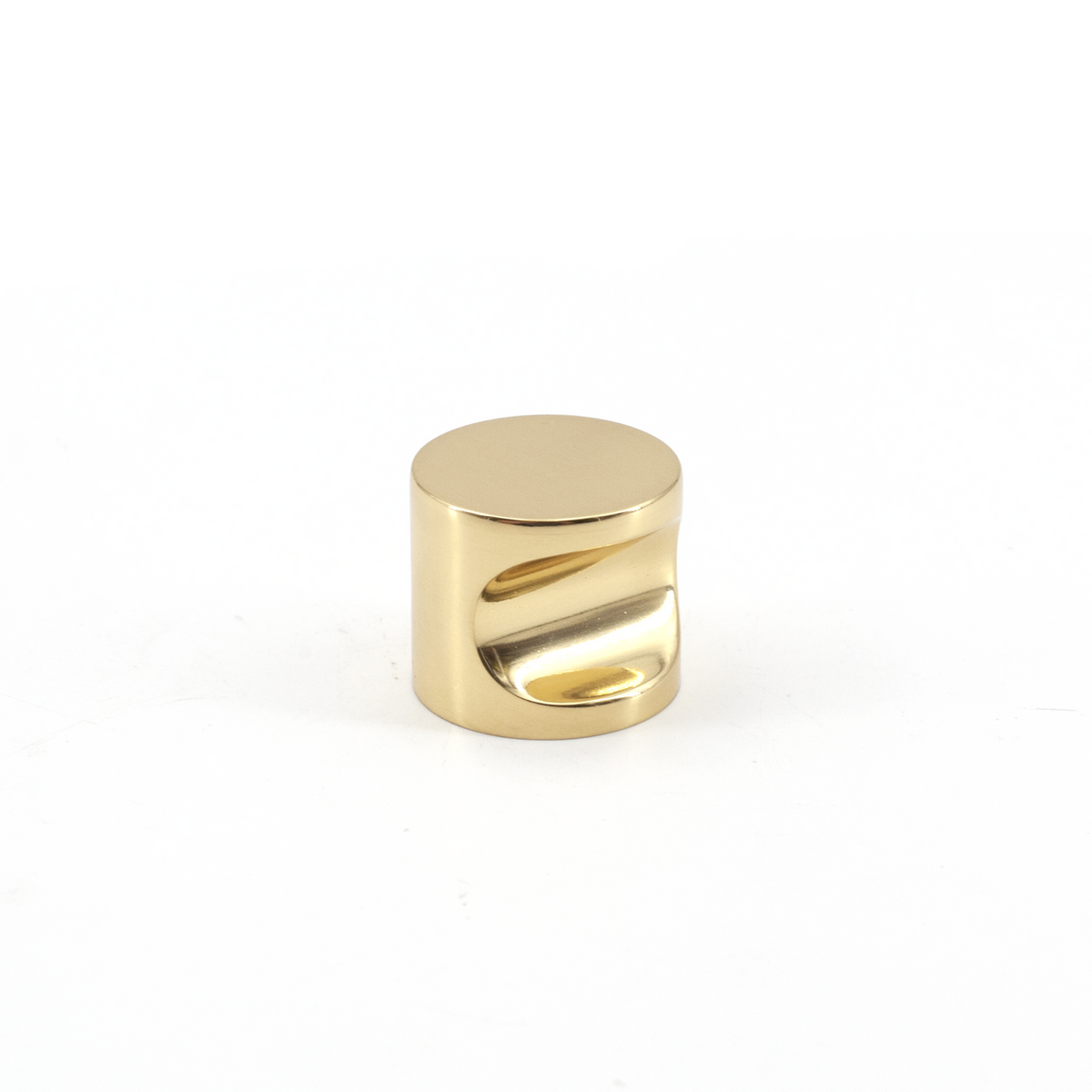Sugatsune MRB-L/PB-T: 24mm Thumb Cabinet Knob - Polished Brass