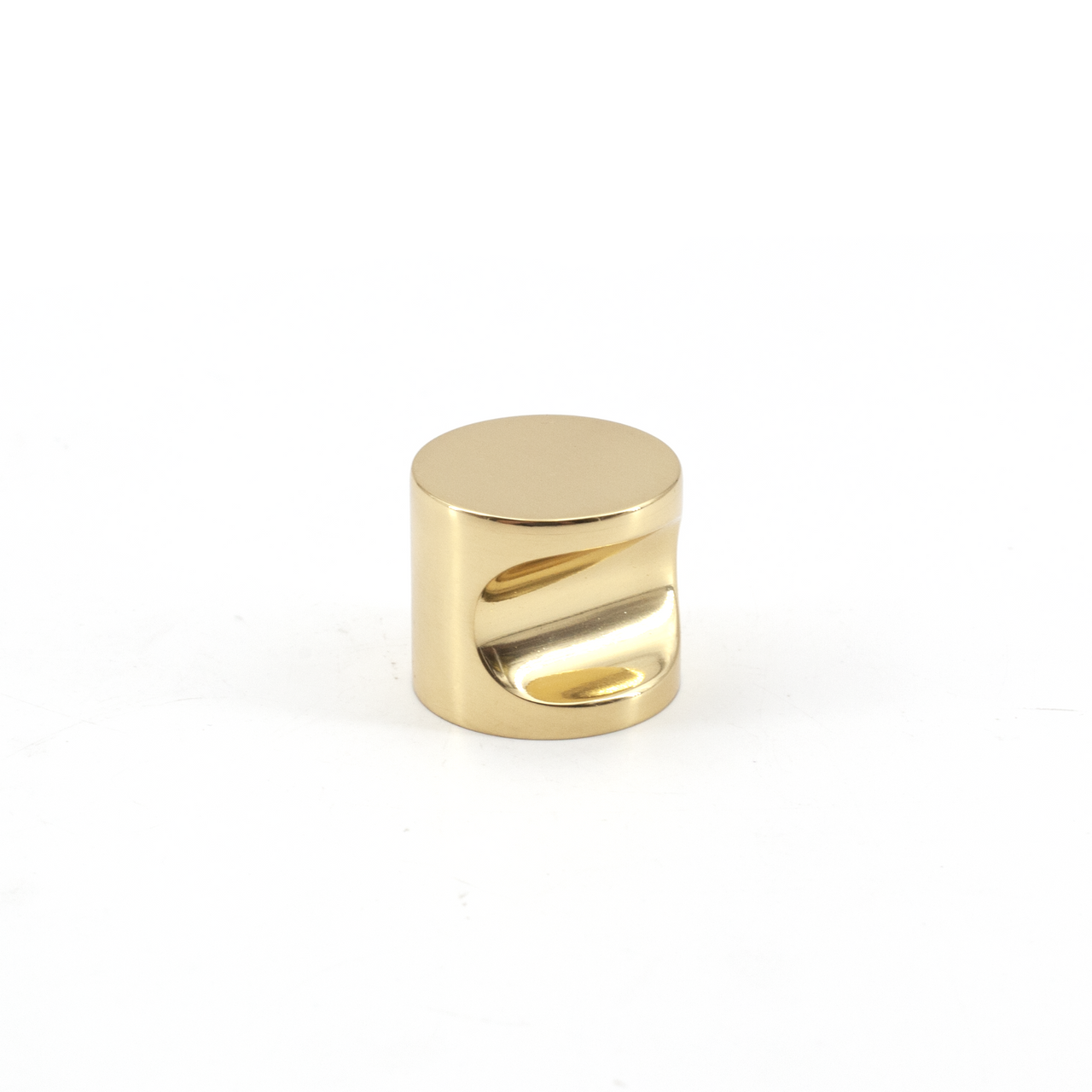 Sugatsune MRB-L/PB-T: 24mm Thumb Cabinet Knob - Polished Brass