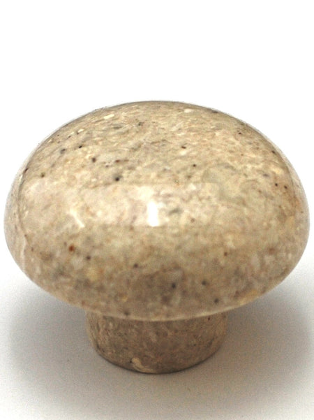 Cal Crystal MY-1: 1-5/8" Sphere Marble Cabinet Knob - Beige