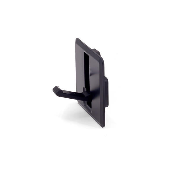 Sugatsune NF-K64-BL: 2-1/2" Square Retractable Recessed Hook - Black