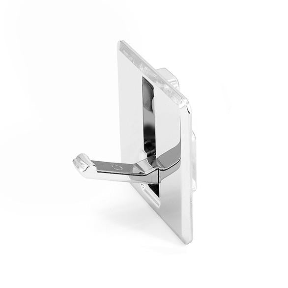 Sugatsune NF-K64-CR: 2-1/2" Square Retractable Recessed Hook - Polished Chrome