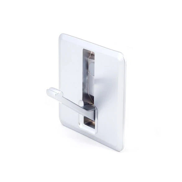Sugatsune NF-K77-SCR: 3" Square Retractable Recessed Hook - Satin Chrome