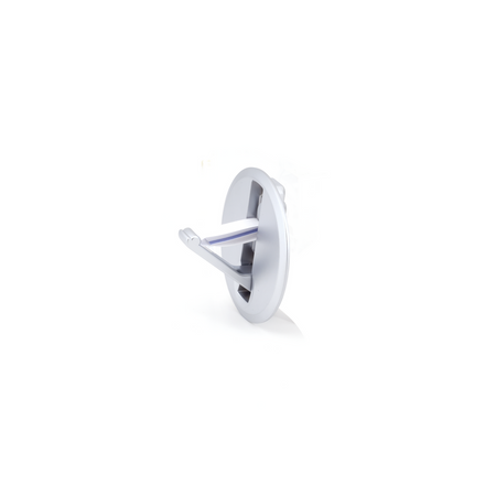Sugatsune NF-R77-SCR: 77mm Recessed Wall Hook - Dull Chrome