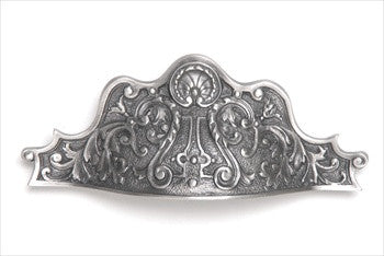 Notting Hill NHBP-808-AP: 3" cc Kensington Cup Cabinet Pull - Antique Pewter