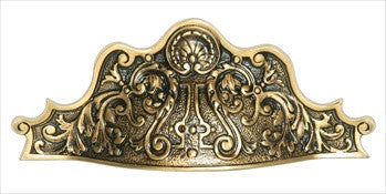 Notting Hill NHBP-808-SG: 3" cc Kensington Cup Cabinet Pull - 24K Satin Gold