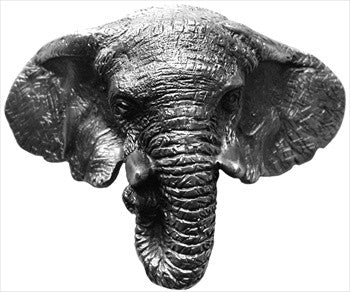 Notting Hill NHBP-853-AP: 3" cc Goliath (Elephant) Cup Cabinet Pull - Antique Pewter