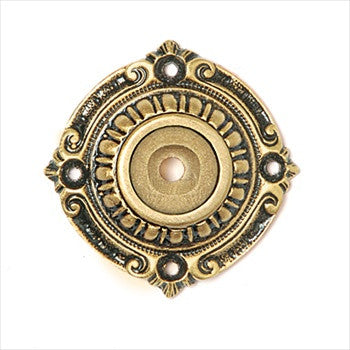 Notting Hill NHE-511-SG: Queensway Backplate - 24K Satin Gold