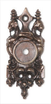 Notting Hill NHE-513-DB: Griffin Backplate - Dark Brass