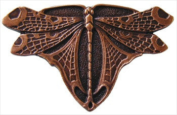 Notting Hill NHK-107-AC: Dragonfly Cabinet Knob - Antique Copper