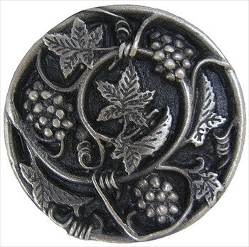 Notting Hill NHK-129-AP: Grapevines Cabinet Knob - Antique Pewter