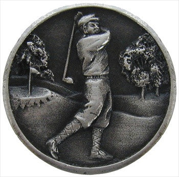 Notting Hill NHK-130-AP: Gentleman Golfer Cabinet Knob - Antique Pewter
