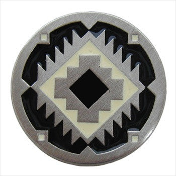Notting Hill NHK-132-AP-C: Southwest Treasure Cabinet Knob - Cream/Antique Pewter