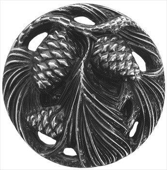 Notting Hill NHK-138-AP: Cones & Boughs Cabinet Knob - Antique Pewter