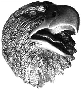 Notting Hill NHK-151-AP: Proud Eagle Cabinet Knob - Antique Pewter
