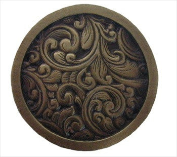 Notting Hill NHK-159-AB: Saddleworth Cabinet Knob - Antique Brass