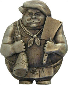 Notting Hill NHK-163-AB: Butcher Cabinet Knob - Antique Brass