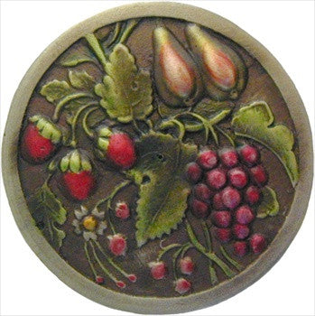 Notting Hill NHK-174-BHT: Tuscan Bounty Cabinet Knob - Brass