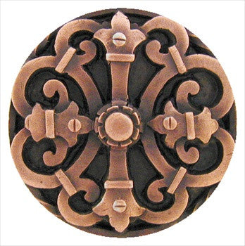 Notting Hill NHK-176-AC: Chateau Cabinet Knob - Antique Copper