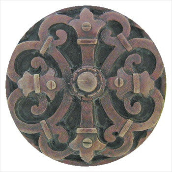 Notting Hill NHK-176-DB: Chateau Cabinet Knob - Dark Brass