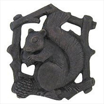 Notting Hill NHK-177-DB-R: Grey Squirrel Cabinet Knob (right side/faces left) - Dark Brass