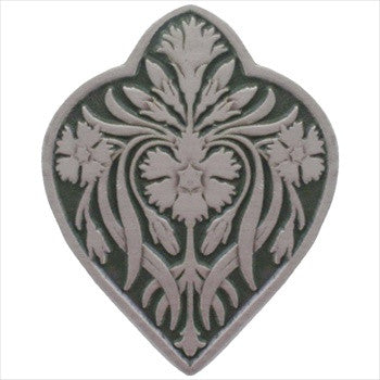 Notting Hill NHK-178-AP-C: Dianthus Cabinet Knob - Sage/Antique Pewter