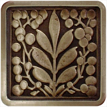 Notting Hill NHK-179-AB: Mountain Ash Cabinet Knob - Antique Brass