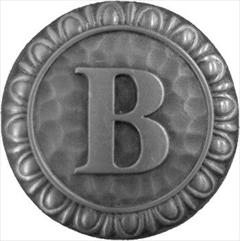 Notting Hill NHK-181-AP: Initial B Cabinet Knob - Antique Pewter