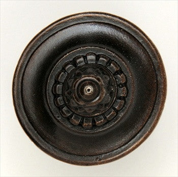 Notting Hill NHK-206-DB: Portobello Road (Plain) Cabinet Knob - Dark Brass