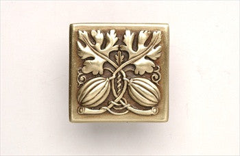 Notting Hill NHK-251-AB: Autumn Squash Cabinet Knob - Antique Brass