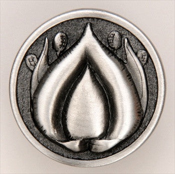Notting Hill NHK-281-AP: Hope Blossom Cabinet Knob - Antique Pewter