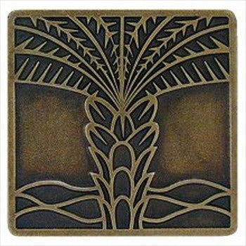 Notting Hill NHK-321-AB: Decorative Hardware Royal Palm Cabinet Knob - Antique Brass