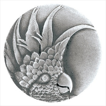Notting Hill NHK-324-AP-L: Cockatoo (Small Left Side) Cabinet Knob - Antique Pewter