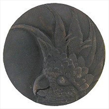 Notting Hill NHK-324-DB-R: Cockatoo (Small Right Side) Cabinet Knob - Dark Brass