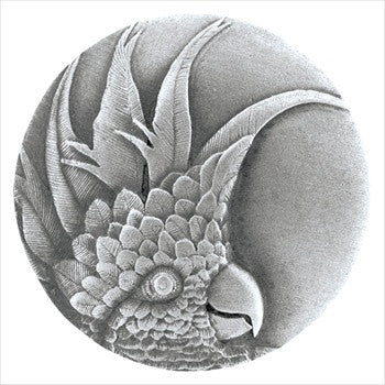 Notting Hill NHK-327-AP-L: Cockatoo (Large Left Side) Cabinet Knob - Antique Pewter