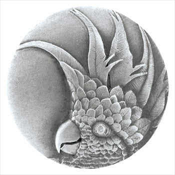 Notting Hill NHK-327-AP-R: Cockatoo (Large Right Side) Cabinet Knob - Antique Pewter