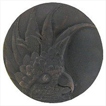 Notting Hill NHK-327-DB-L: Cockatoo (Large Left Side) Cabinet Knob - Dark Brass