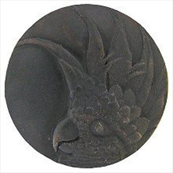Notting Hill NHK-327-DB-R: Cockatoo (Large Right Side) Cabinet Knob - Dark Brass