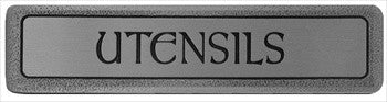 Notting Hill NHP-303-AP: 3" cc Utensils Cabinet Pull (horizontal) - Antique Pewter