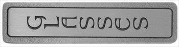 Notting Hill NHP-307-AP: 3" cc Glasses Cabinet Pull (vertical) - Antique Pewter