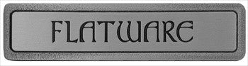 Notting Hill NHP-309-AP: 3" cc Flatware Cabinet Pull (horizontal) - Antique Pewter