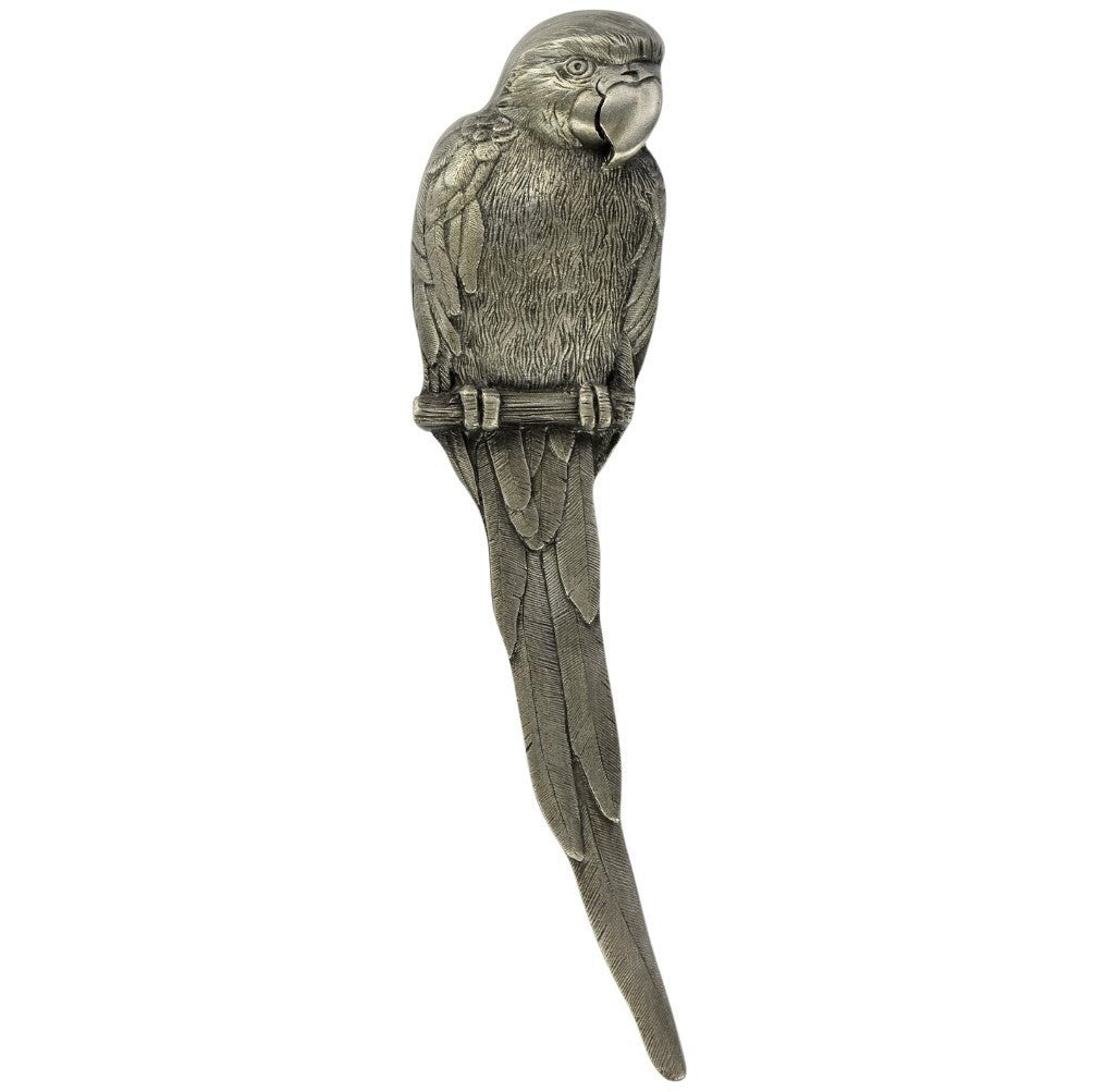 Notting Hill NHP-329-AP-L: 3" cc McCaw (Left Side) Cabinet Pull - Antique Pewter