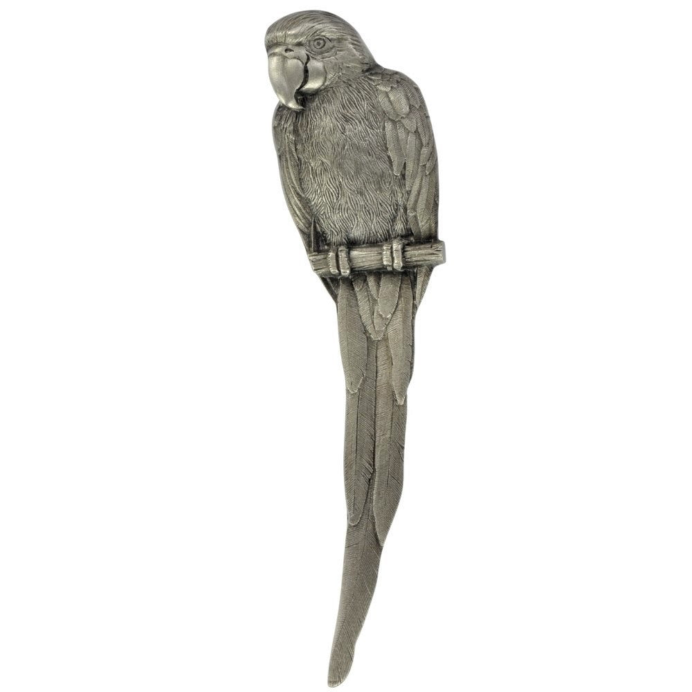 Notting Hill NHP-329-AP-R: 3" cc McCaw (Right Side) Cabinet Pull - Antique Pewter