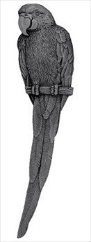 Notting Hill NHP-329-BP-R: 3" cc McCaw (Right Side) Cabinet Pull - Brilliant Pewter