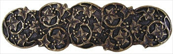 Notting Hill NHP-605-AB: 3" cc Ivy Berries Cabinet Pull - Antique Brass